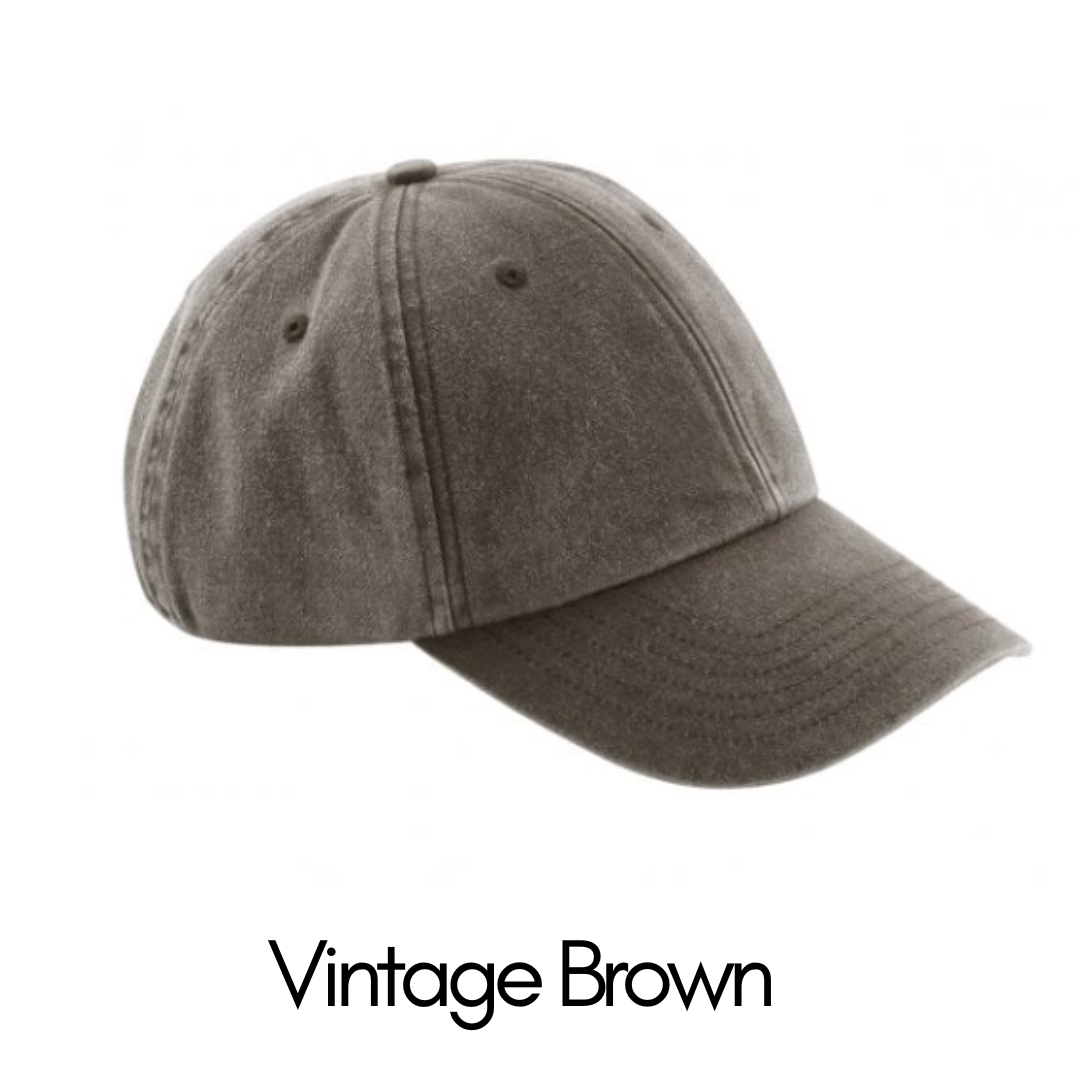 Vintage Cotton Cap (Personalised)