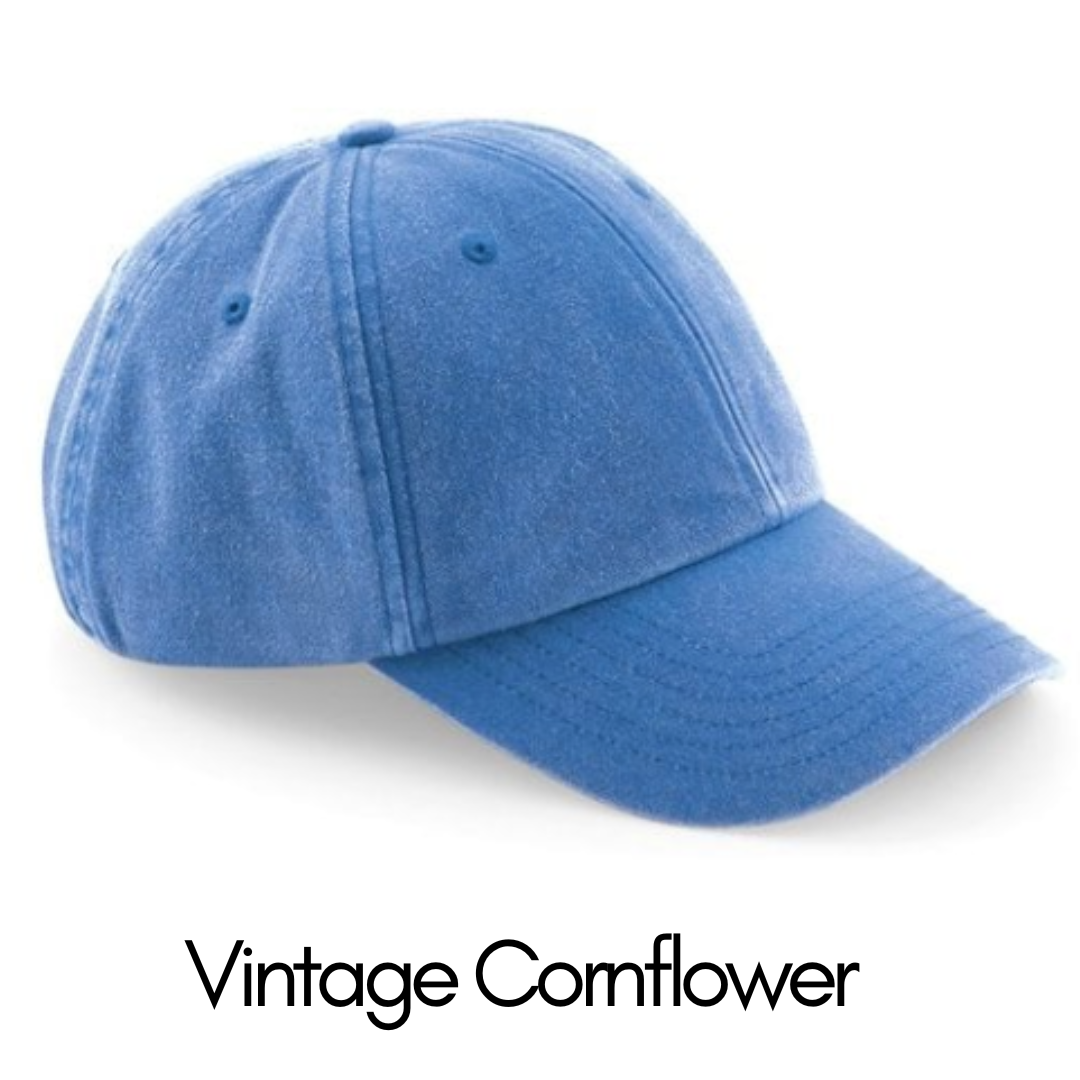 Vintage Cotton Cap (Personalised)