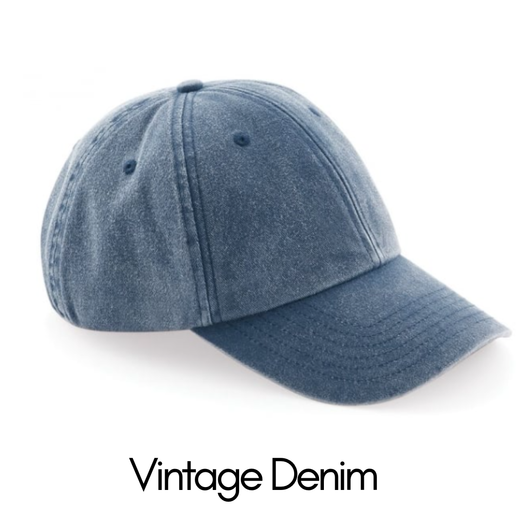 Vintage Cotton Cap (Personalised)