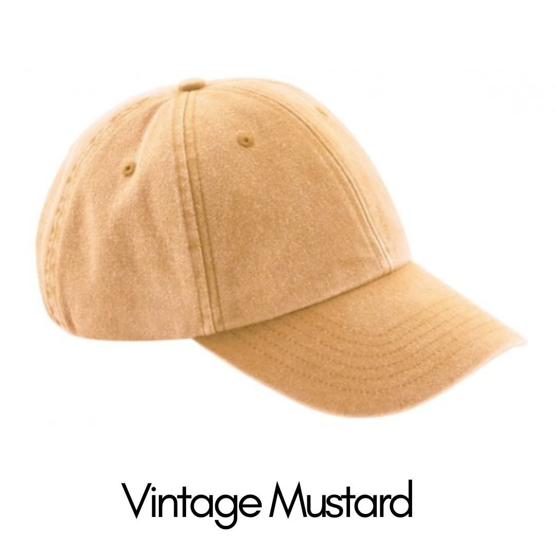 Vintage Cotton Cap (Personalised)