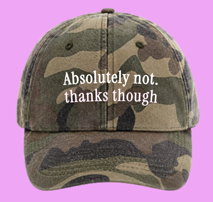Absolutely not. thanks though