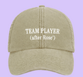 Team player after rose